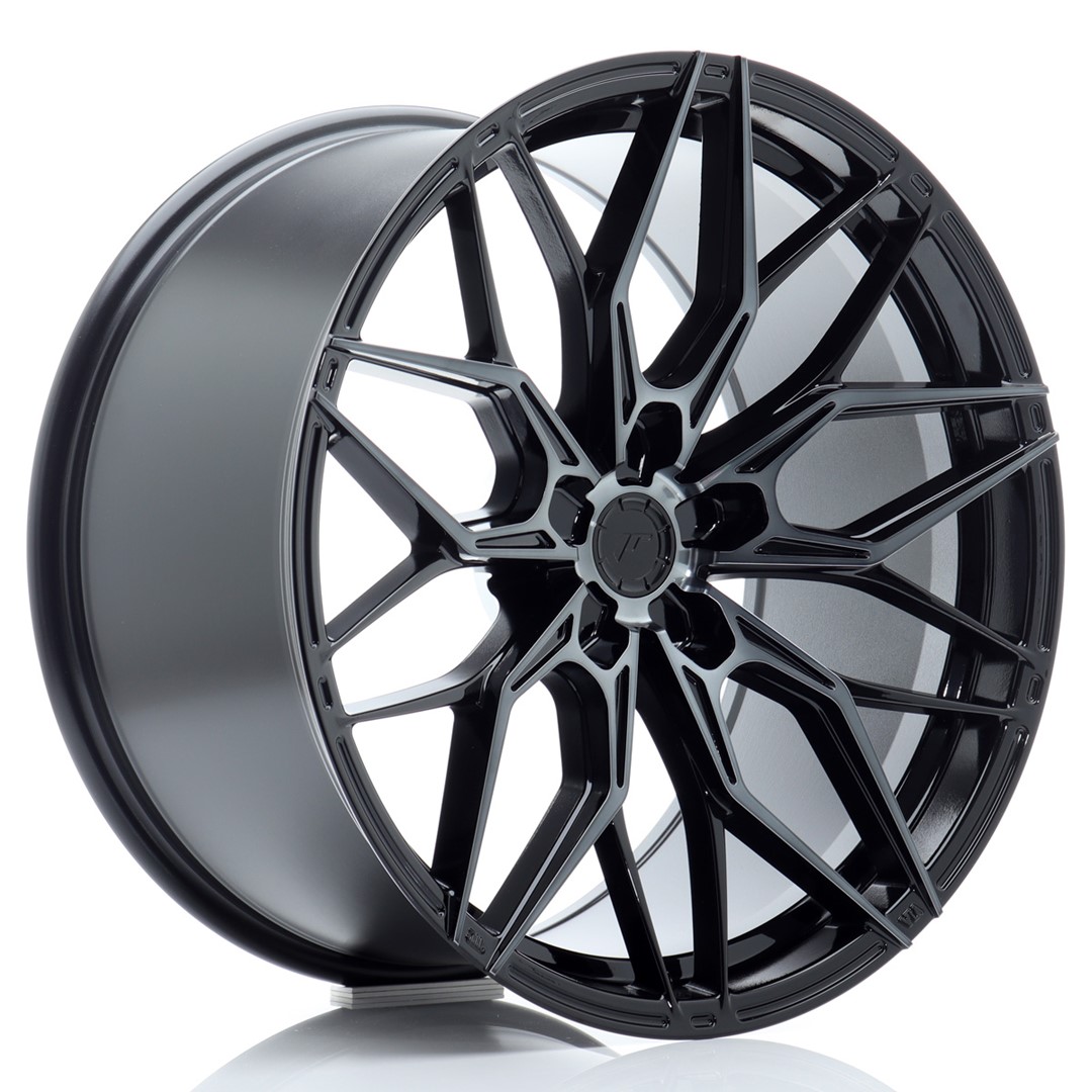 Image of JR-Wheels JR46 Velgen 20 Inch 10.5J ET15-35 Custom PCD Flow Form Black Machined Tinted Face