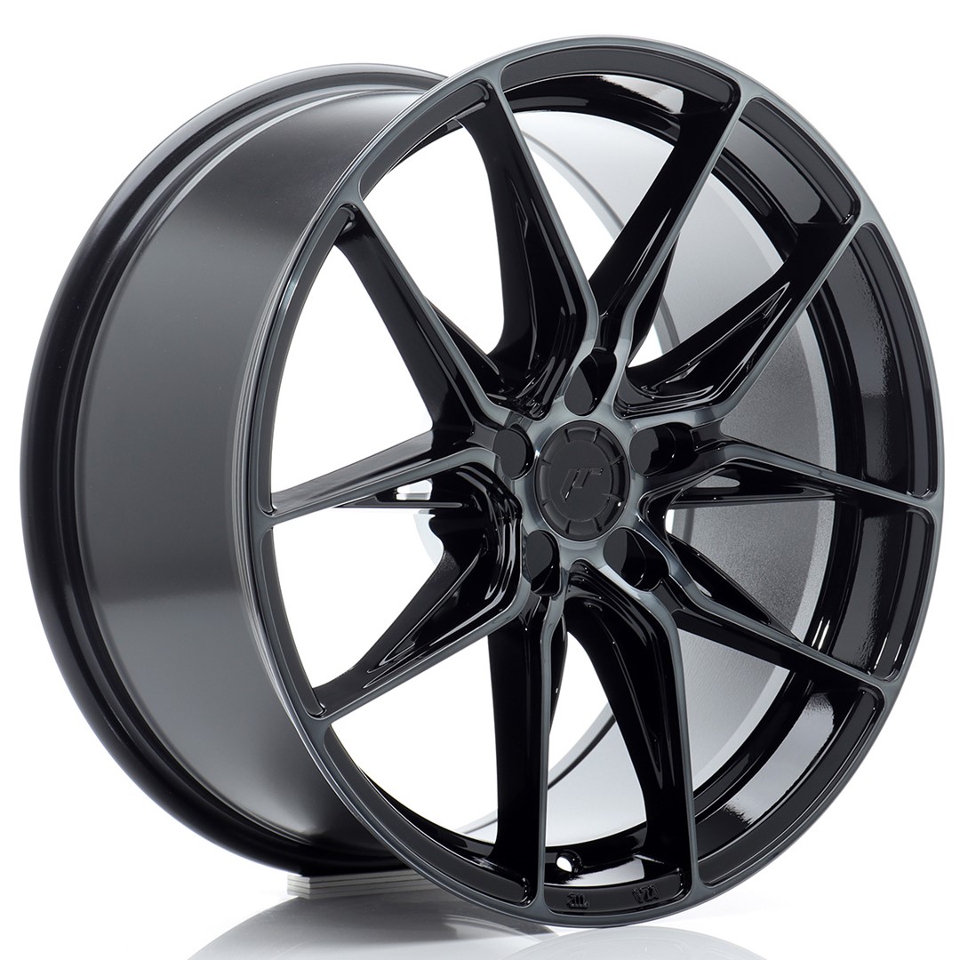 Image of JR-Wheels JR44 Velgen 18 Inch 8.5J ET20-48 Custom PCD Flow Form Black Machined Tinted Face