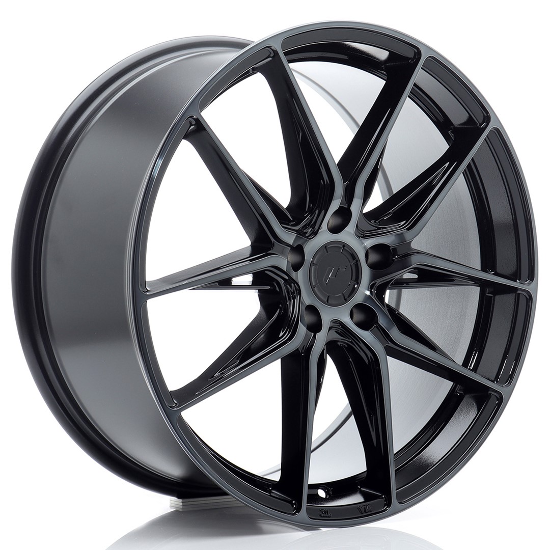 Image of JR-Wheels JR44 Velgen 19 Inch 8.5J ET45 5x112 Flow Form Black Machined Tinted Face