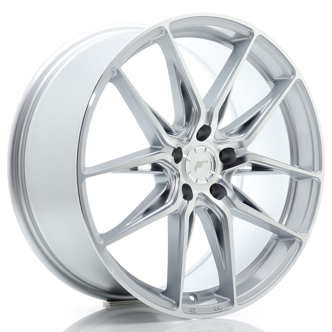 Image of JR-Wheels JR44 Velgen 19 Inch 8.5J ET45 5x112 Flow Form Silver Machined Face