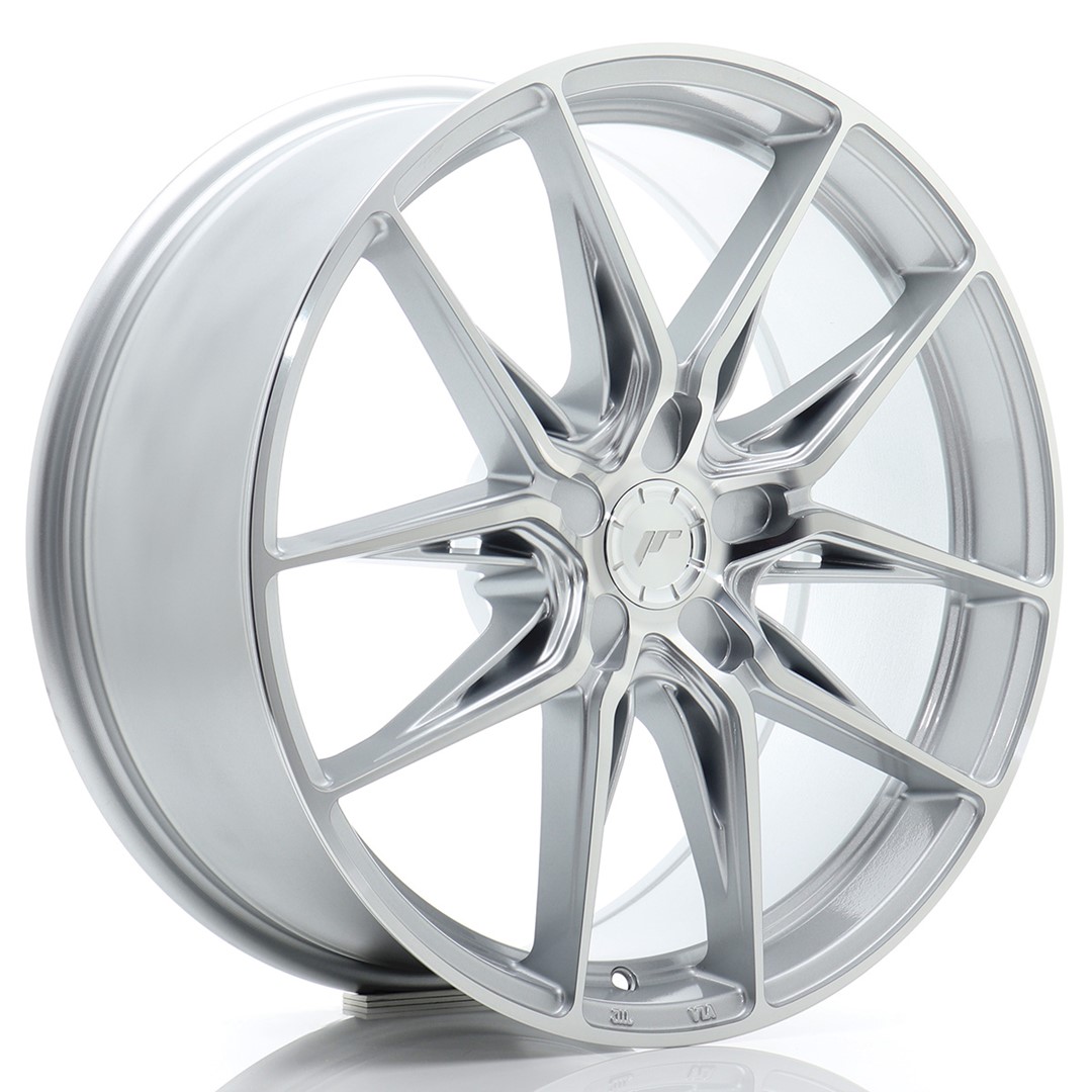 Image of JR-Wheels JR44 Velgen 19 Inch 9J ET20-51 Custom PCD Flow Form Silver Machined Face