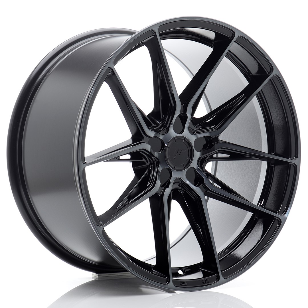 Image of JR-Wheels JR44 Velgen 19 Inch 9.5J ET20-40 Custom PCD Flow Form Black Machined Tinted Face