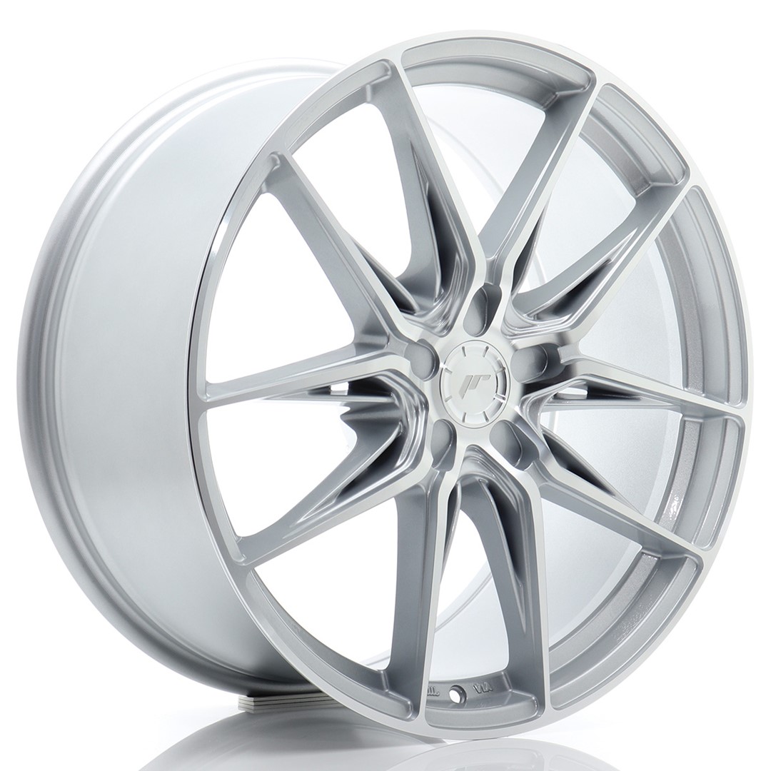 Image of JR-Wheels JR44 Velgen 20 Inch 9.5J ET20-57 Custom PCD Flow Form Silver Machined Face