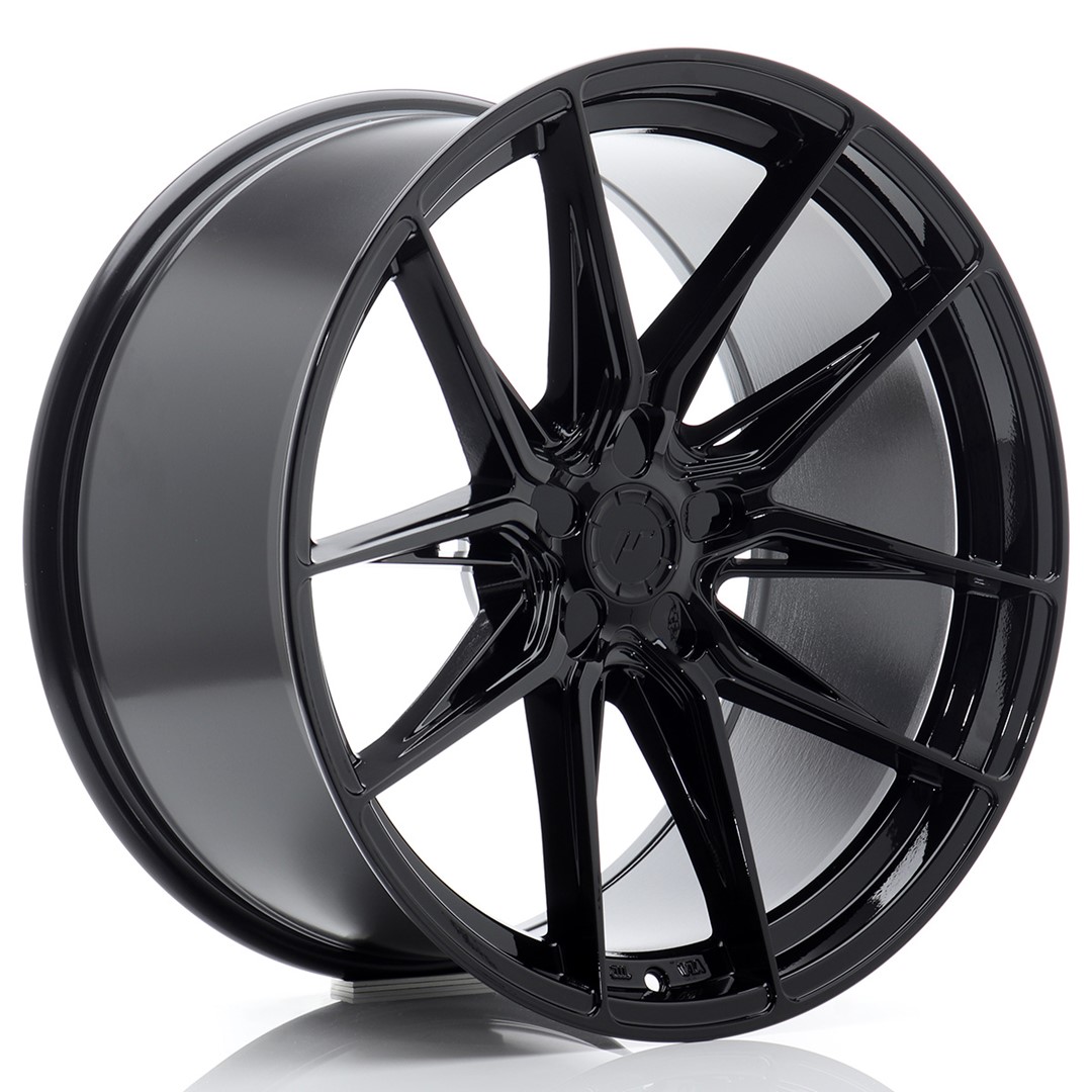 Image of JR-Wheels JR44 Velgen 20 Inch 10J ET15-35 Custom PCD Flow Form Gloss Black