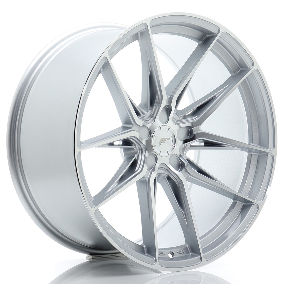 Image of JR-Wheels JR44 Velgen 20 Inch 10.5J ET15-42 Custom PCD Flow Form Silver Machined Face