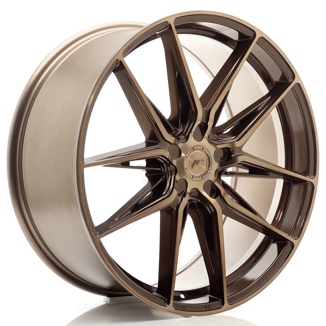 Image of JR-Wheels JR44 Velgen 21 Inch 9J ET20-40 Custom PCD Flow Form Platinum Bronze