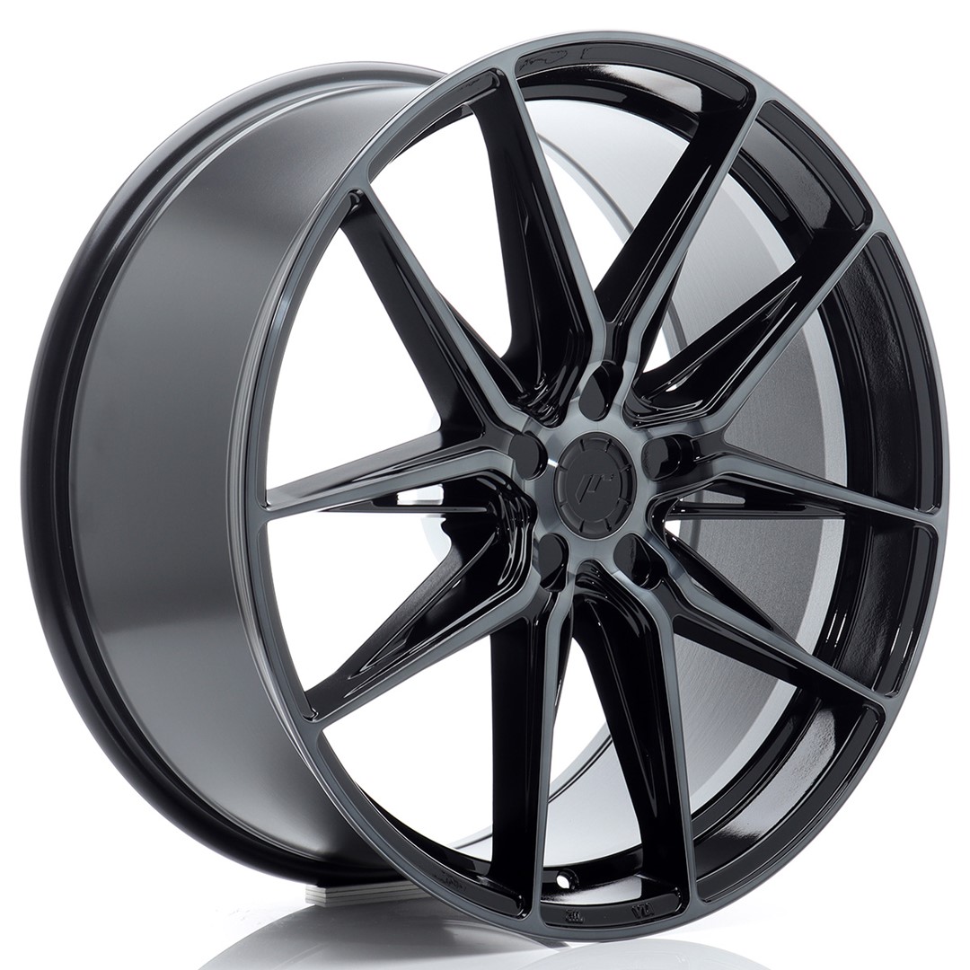 Image of JR-Wheels JR44 Velgen 21 Inch 9.5J ET20-45 Custom PCD Flow Form Black Machined Tinted Face
