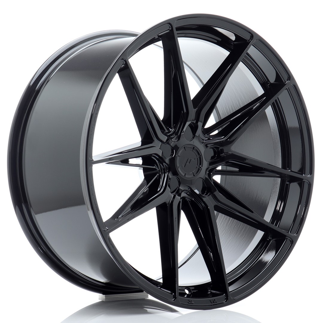 Image of JR-Wheels JR44 Velgen 21 Inch 10.5J ET15-40 Custom PCD Flow Form Gloss Black