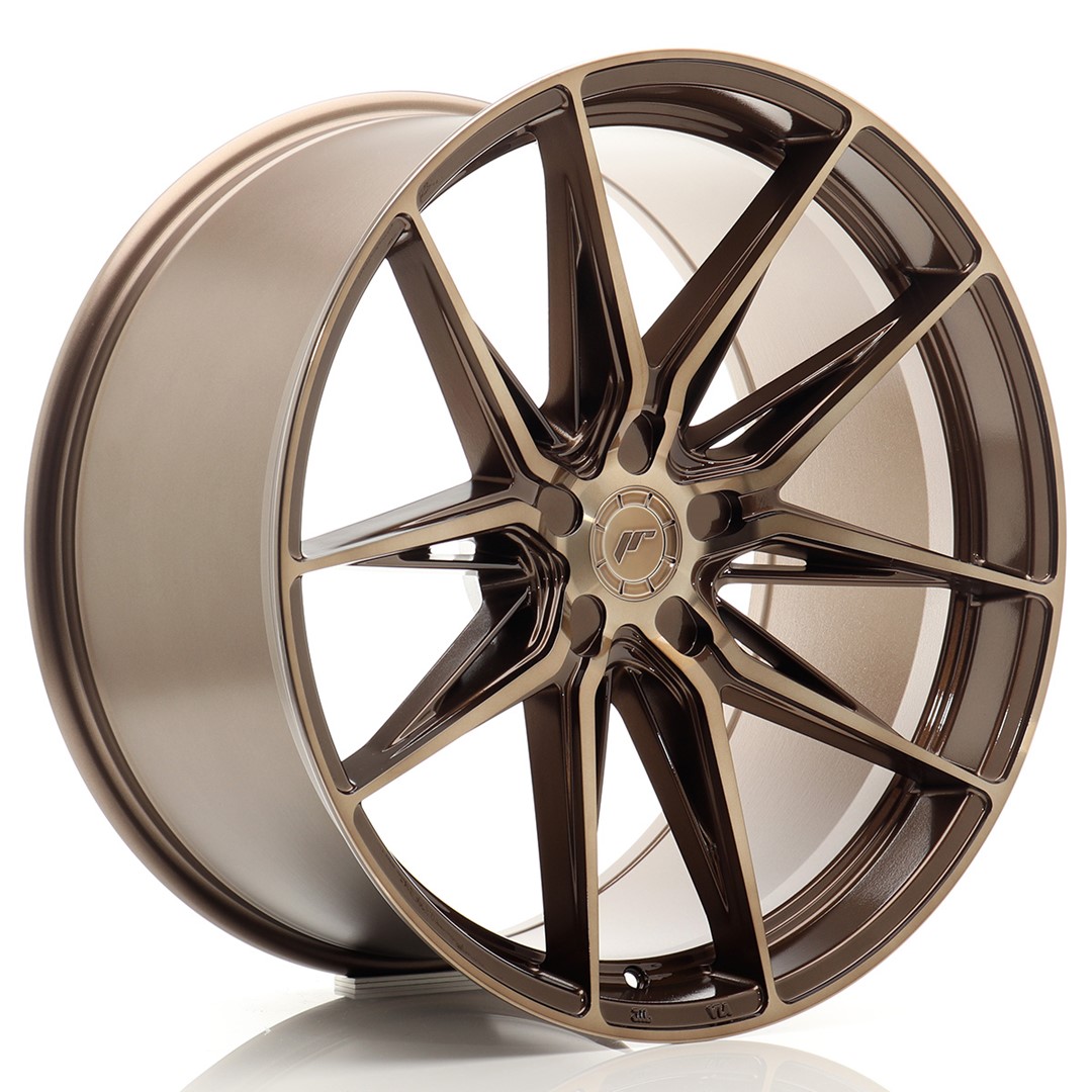 Image of JR-Wheels JR44 Velgen 21 Inch 11J ET11-46 Custom PCD Flow Form Platinum Bronze