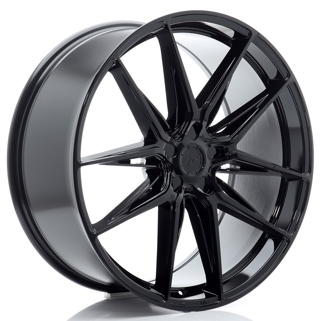 Image of JR-Wheels JR44 Velgen 22 Inch 9.5J ET15-40 Custom PCD Flow Form Gloss Black
