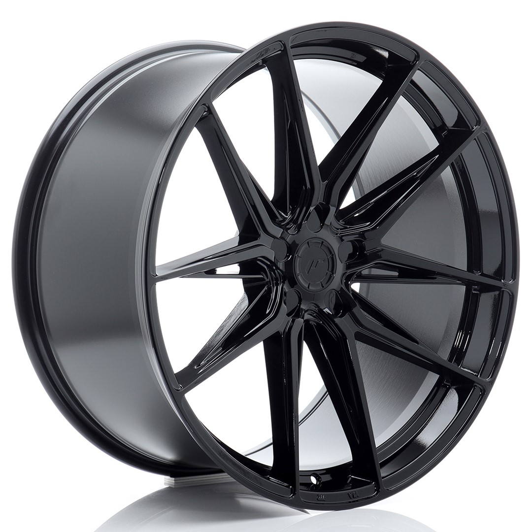 Image of JR-Wheels JR44 Velgen 22 Inch 10.5J ET10-40 Custom PCD Flow Form Gloss Black