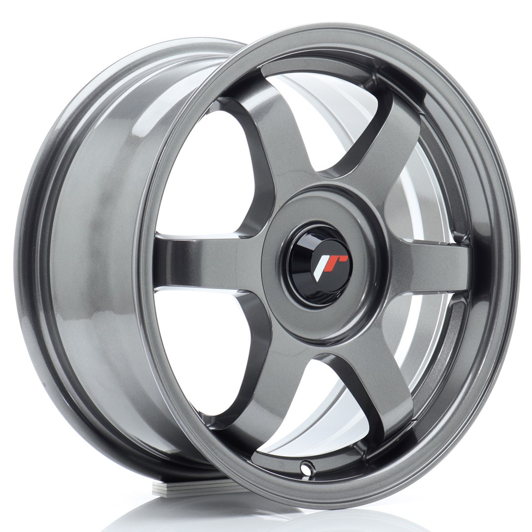 Image of JR-Wheels JR3 Velgen 15 Inch 7J ET25-42 Custom PCD Gun Metal