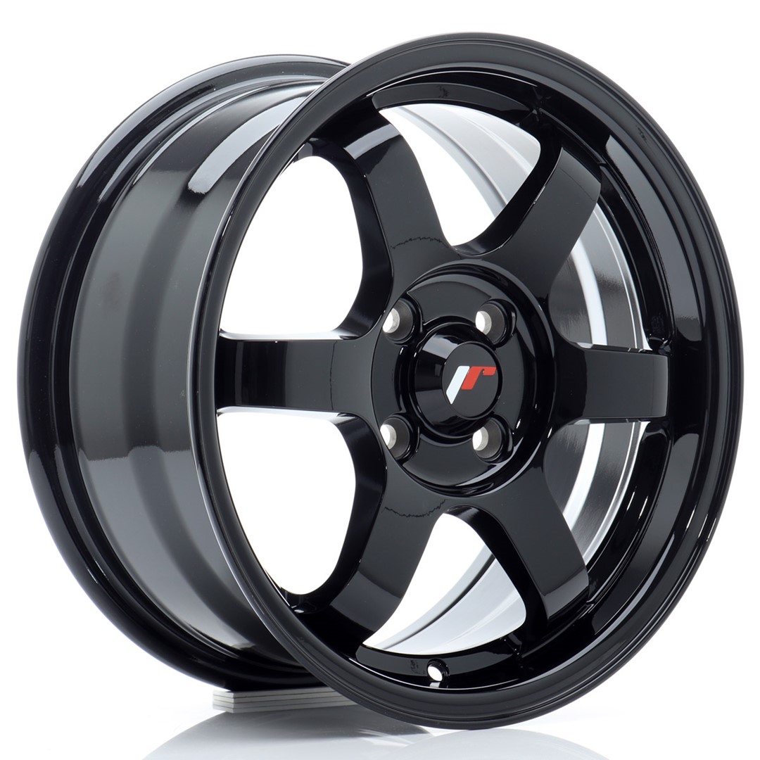 Image of JR-Wheels JR3 Velgen 15 Inch 7J ET25 4x100 Gloss Black
