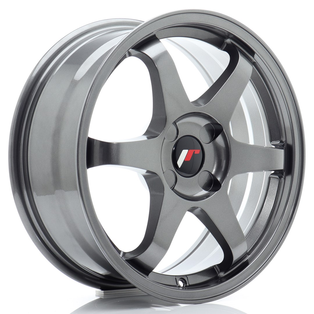 Image of JR-Wheels JR3 Velgen 17 Inch 7J ET20-42 Custom PCD Gun Metal