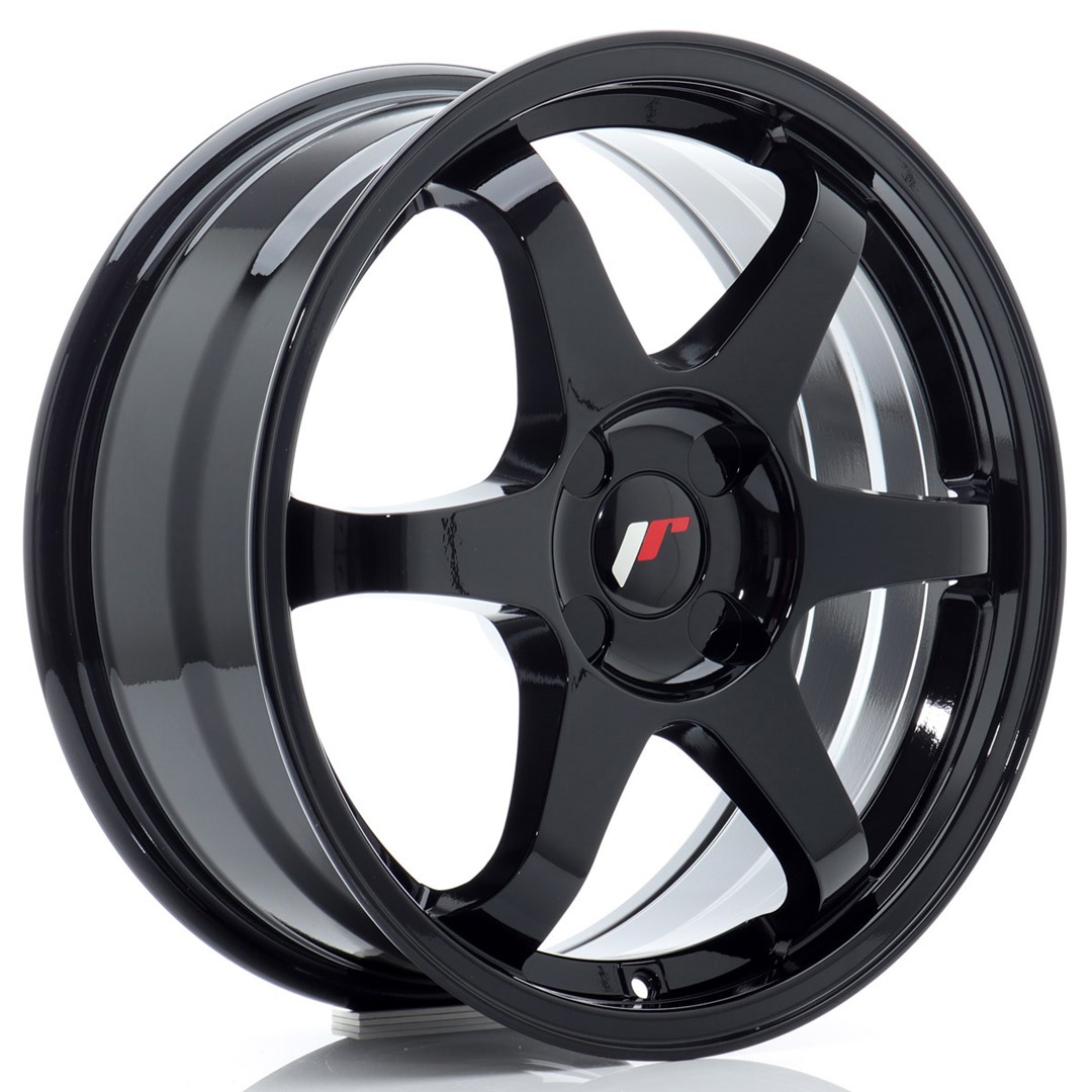 Image of JR-Wheels JR3 Velgen 17 Inch 7J ET20-42 Custom PCD Gloss Black