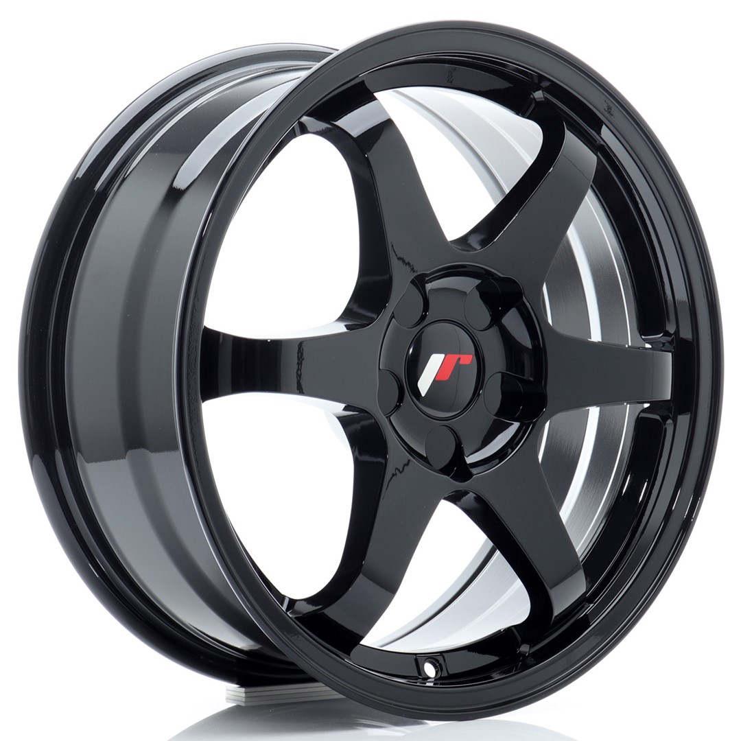 Image of JR-Wheels JR3 Velgen 17 Inch 7J ET20-42 Custom PCD Gloss Black