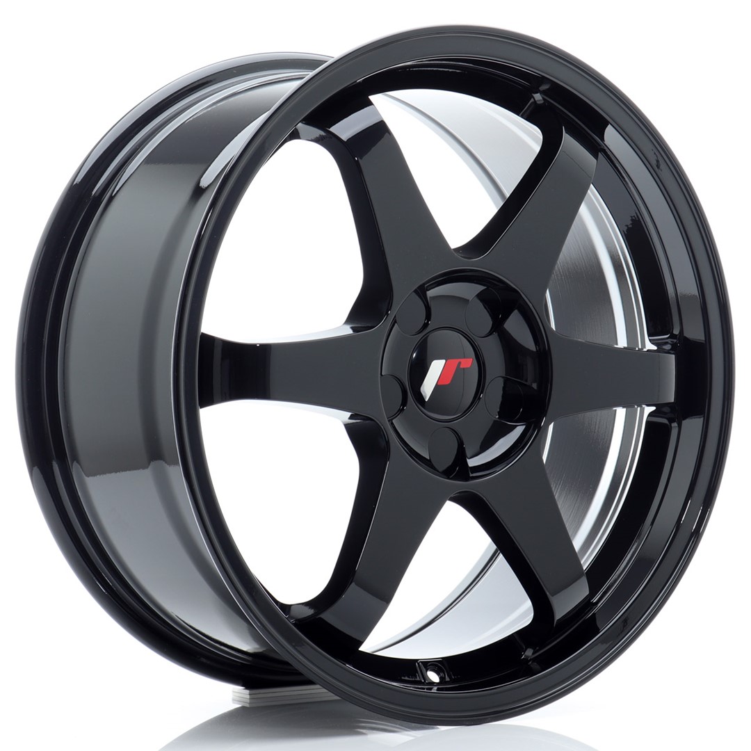 Image of JR-Wheels JR3 Velgen 18 Inch 8J ET20-45 Custom PCD Gloss Black