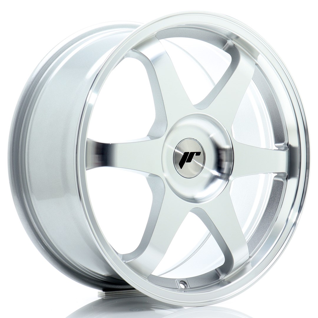 Image of JR-Wheels JR3 Velgen 18 Inch 8J ET20-45 Custom PCD Silver Machined Face