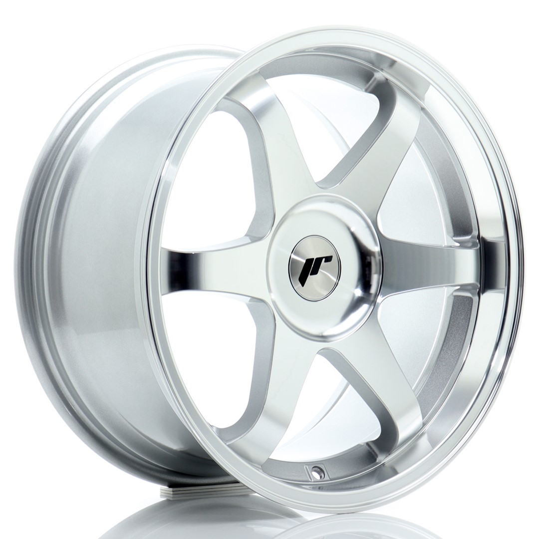 Image of JR-Wheels JR3 Velgen 18 Inch 9J ET15-40 Custom PCD Silver Machined Face