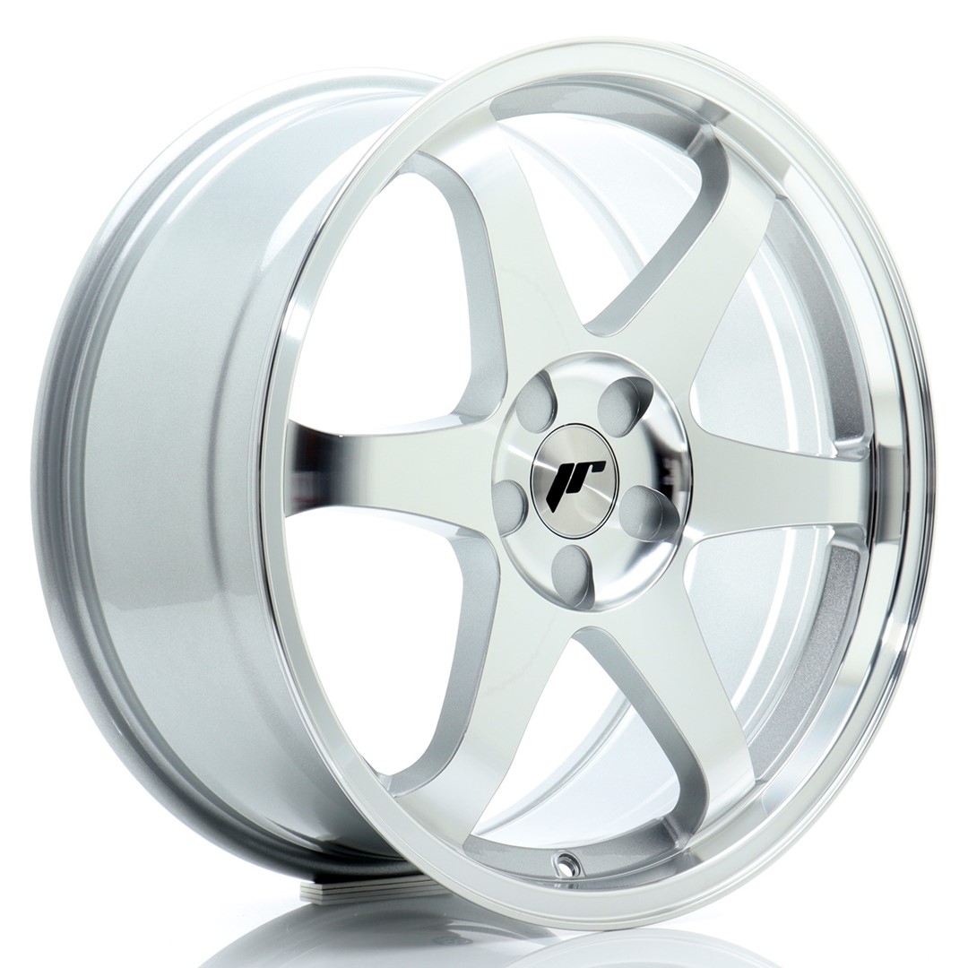 Image of JR-Wheels JR3 Velgen 19 Inch 8.5J ET20-42 Custom PCD Silver Machined Face