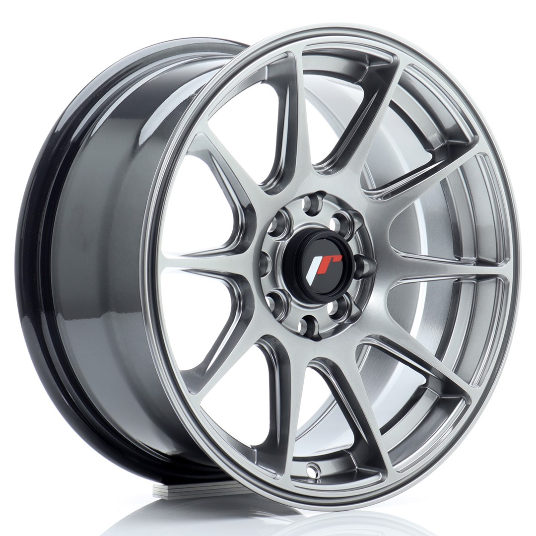 Image of JR-Wheels JR11 Velgen 15 Inch 7J ET30 4x100,4x108 Hyper Black