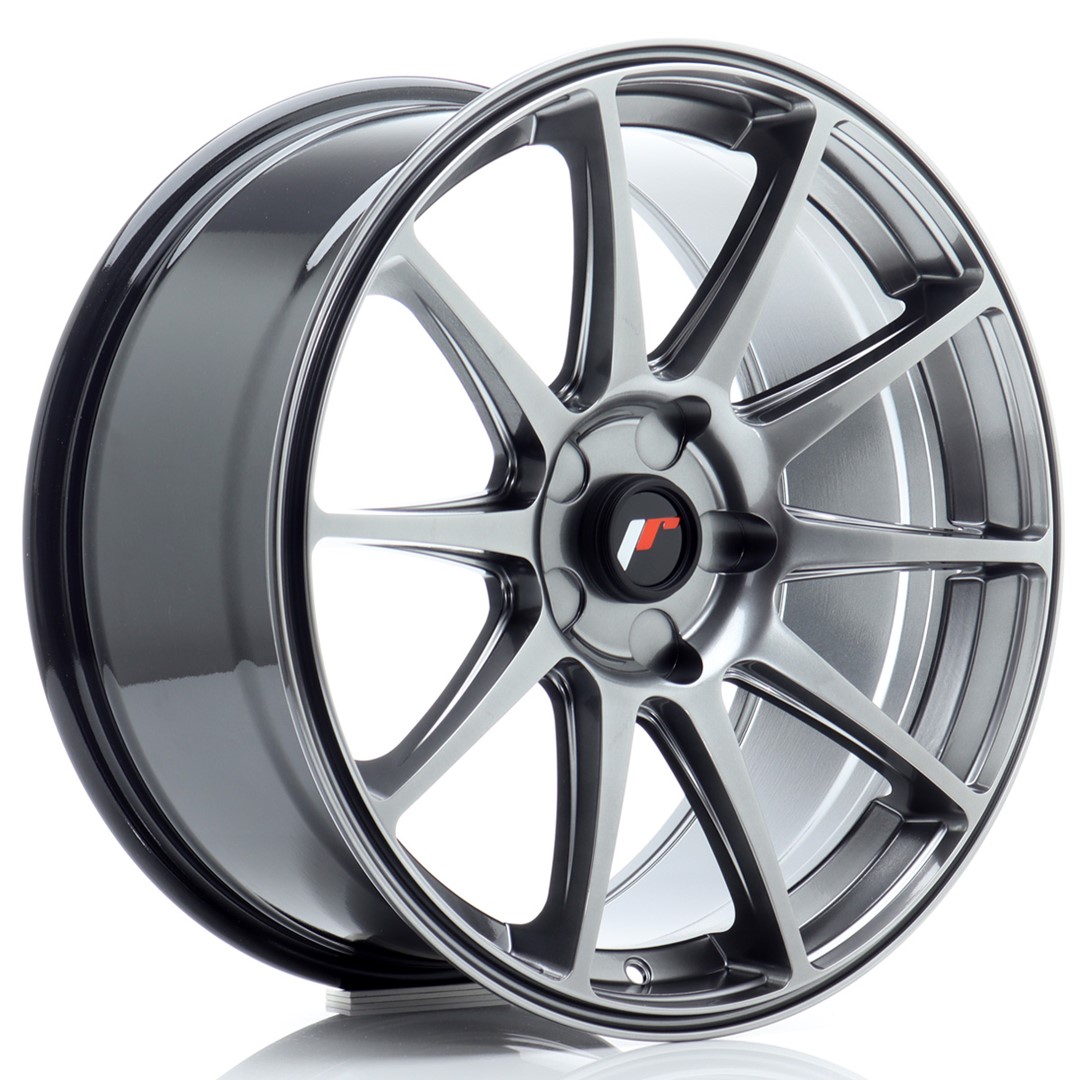 Image of JR-Wheels JR11 Velgen 18 Inch 8.5J ET20-40 Custom PCD Hyper Black