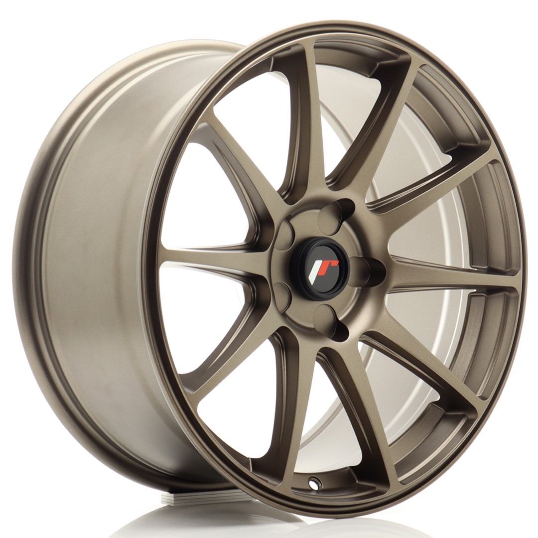 Image of JR-Wheels JR11 Velgen 18 Inch 8.5J ET20-40 Custom PCD Flat Bronze