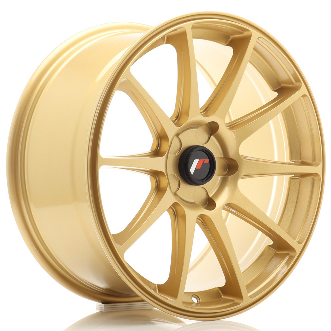 Image of JR-Wheels JR11 Velgen 18 Inch 8.5J ET20-40 Custom PCD Gold
