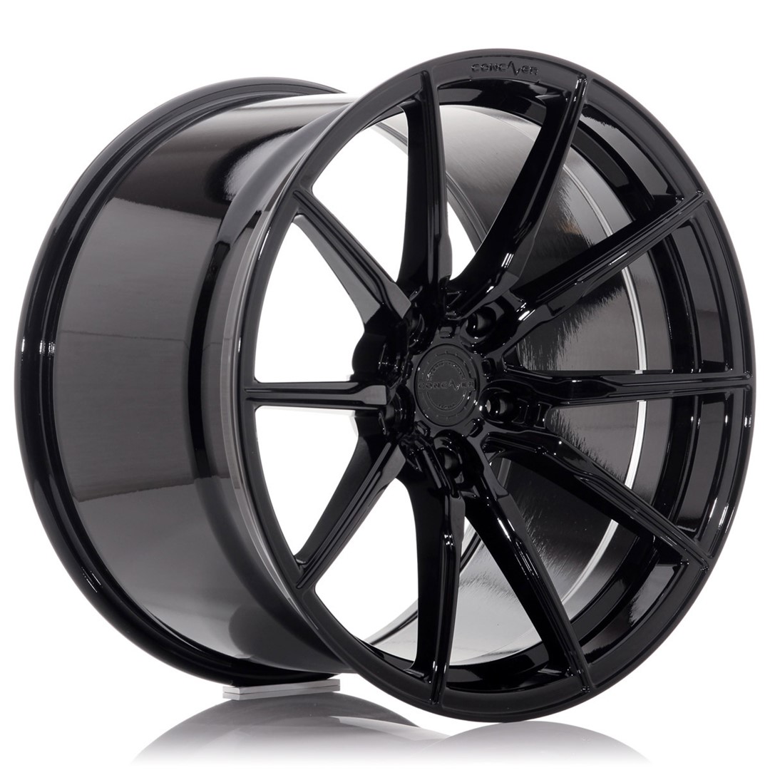 Image of Concaver CVR4 Velgen 22 Inch 9.5J ET0-35 Custom PCD Diepe Concave Flow Form Platinum Black
