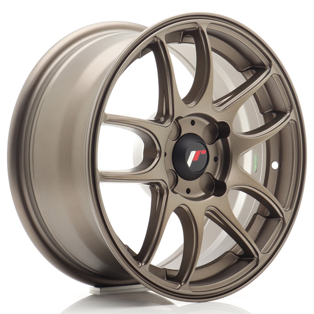Image of JR-Wheels JR29 Velgen 15 Inch 7J ET20-42 Custom PCD Flow Form Flat Bronze