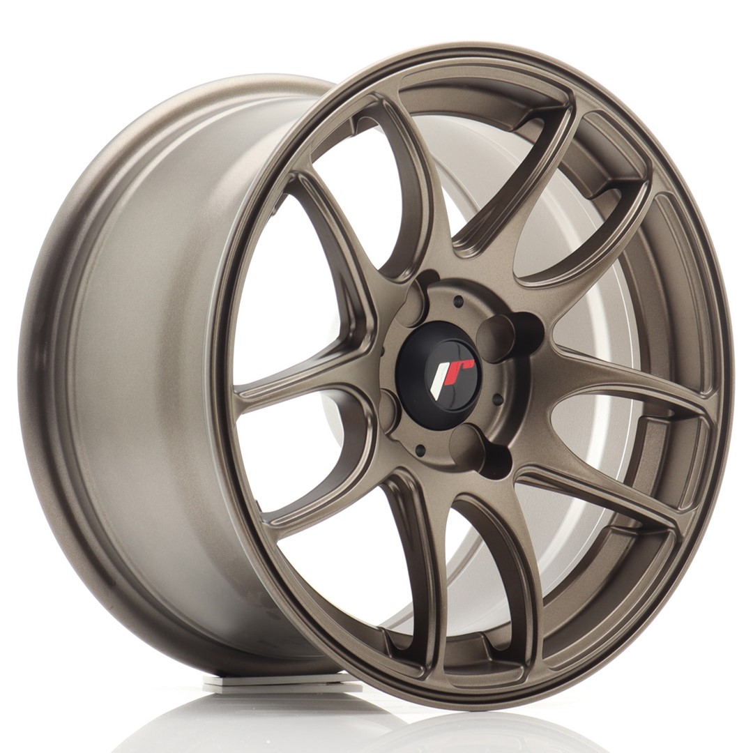 Image of JR-Wheels JR29 Velgen 15 Inch 8J ET20-50 Custom PCD Flow Form Flat Bronze