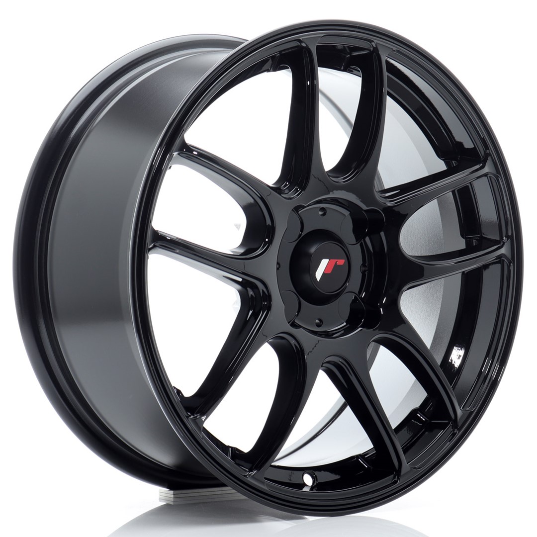 Image of JR-Wheels JR29 Velgen 16 Inch 7J ET20-42 Custom PCD Flow Form Gloss Black