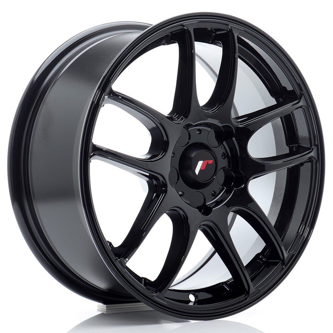 Image of JR-Wheels JR29 Velgen 16 Inch 7J ET20-42 Custom PCD Flow Form Gloss Black