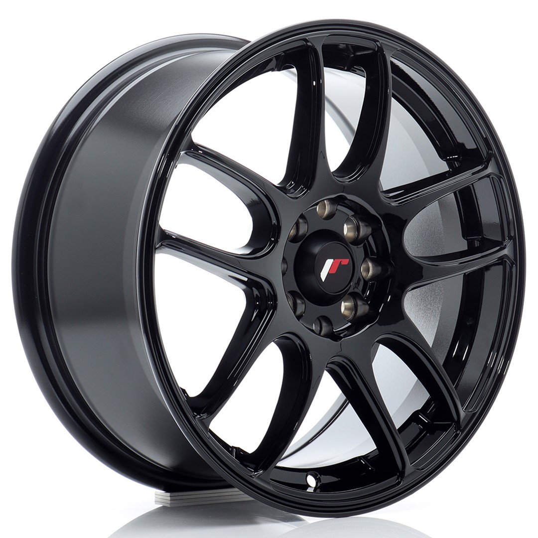 Image of JR-Wheels JR29 Velgen 16 Inch 7J ET40 4x100,4x108 Flow Form Gloss Black