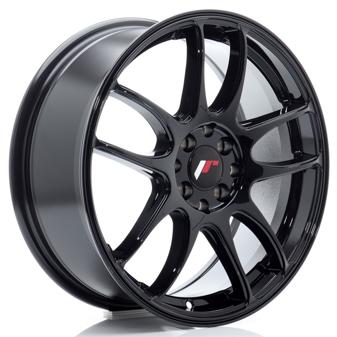 Image of JR-Wheels JR29 Velgen 17 Inch 7J ET40 4x100,4x114.3 Flow Form Gloss Black