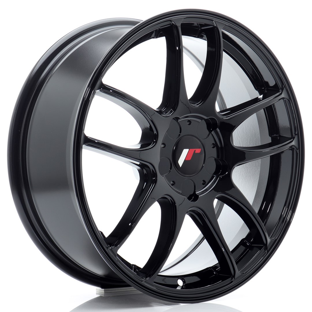 Image of JR-Wheels JR29 Velgen 17 Inch 7J ET20-48 Custom PCD Flow Form Gloss Black