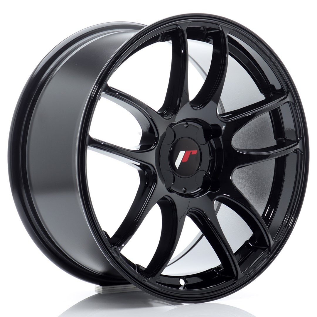 Image of JR-Wheels JR29 Velgen 17 Inch 8J ET20-38 Custom PCD Flow Form Gloss Black