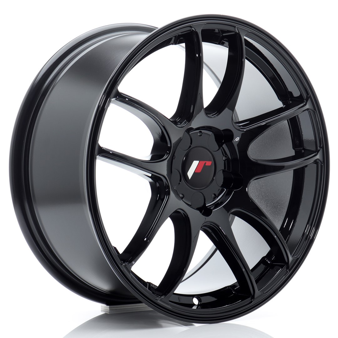 Image of JR-Wheels JR29 Velgen 17 Inch 8J ET20-38 Custom PCD Flow Form Gloss Black