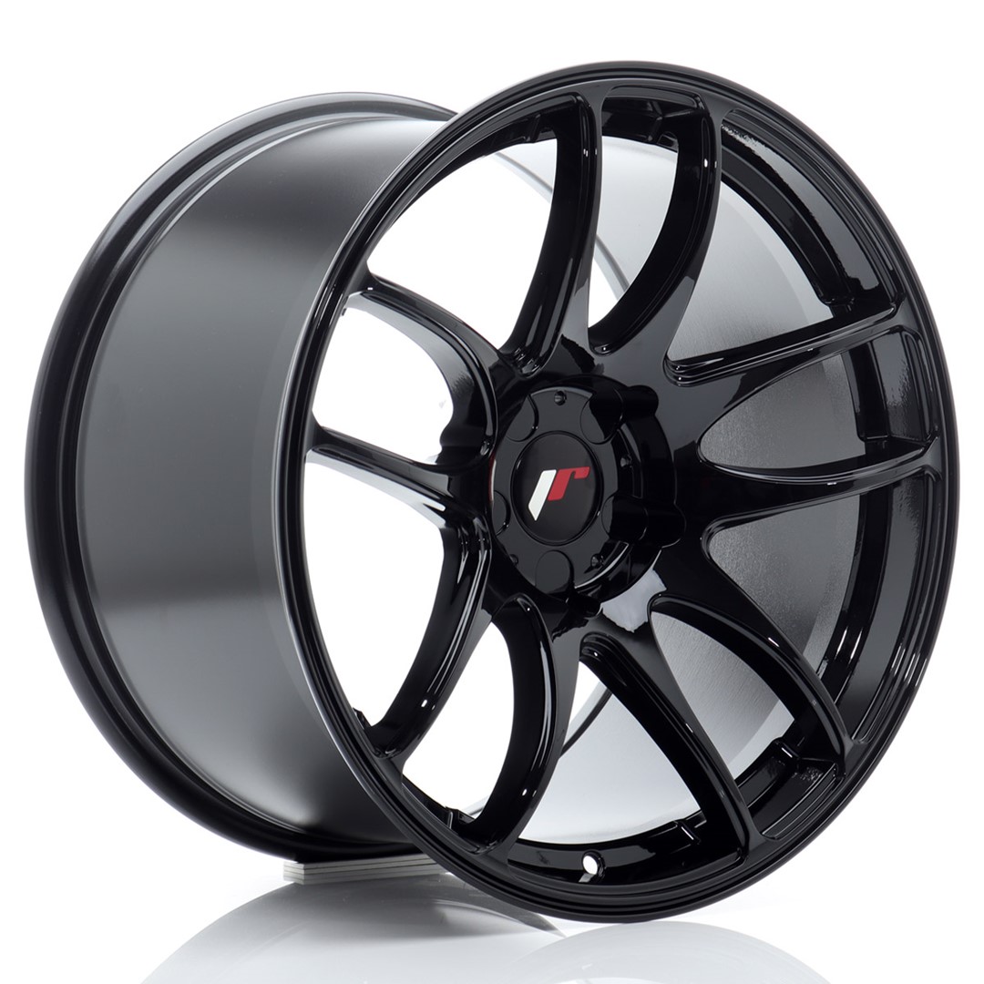 Image of JR-Wheels JR29 Velgen 18 Inch 10.5J ET15-28 Custom PCD Flow Form Gloss Black