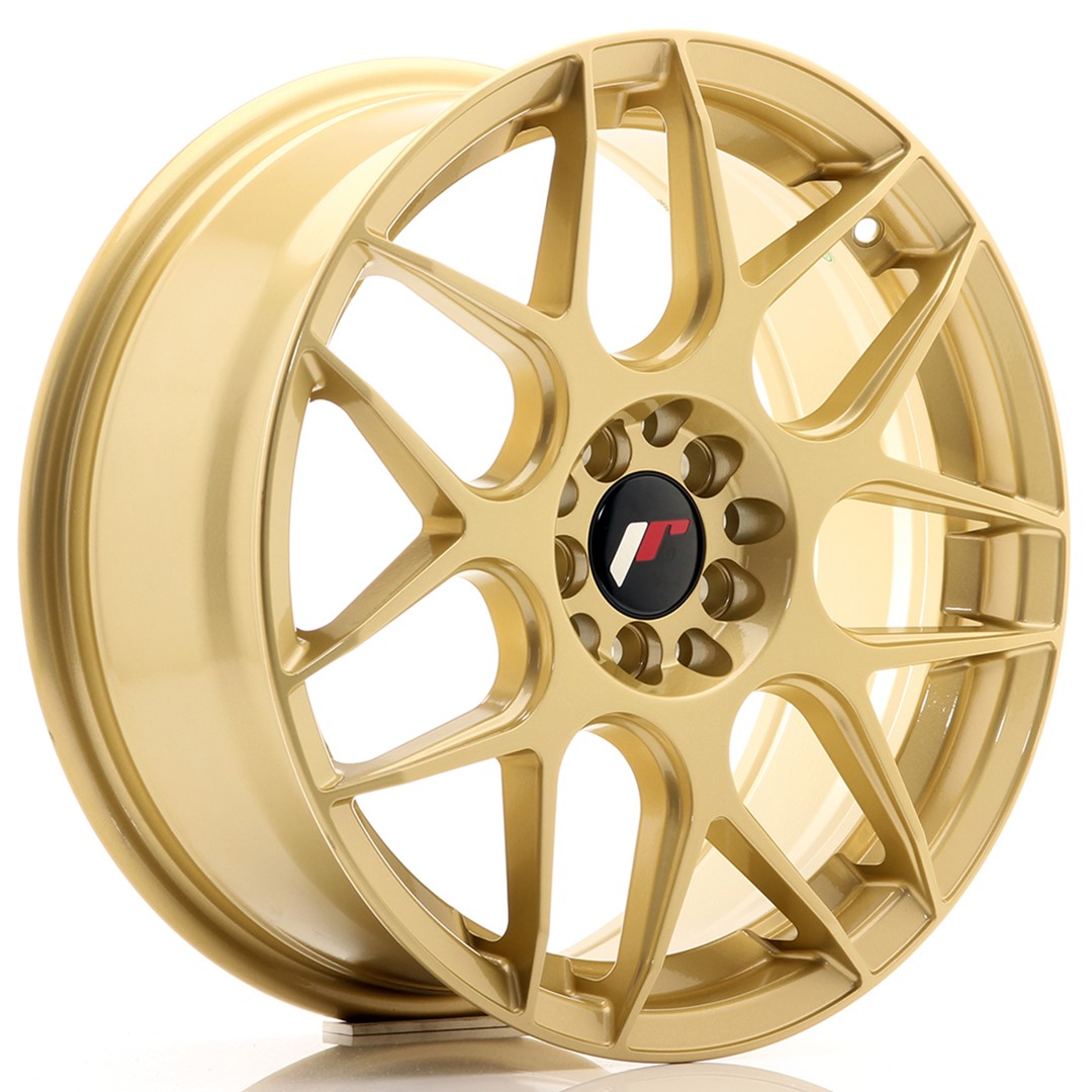 Image of JR-Wheels JR18 Velgen 17 Inch 7J ET40 5x100,5x114.3 Flow Form Gold