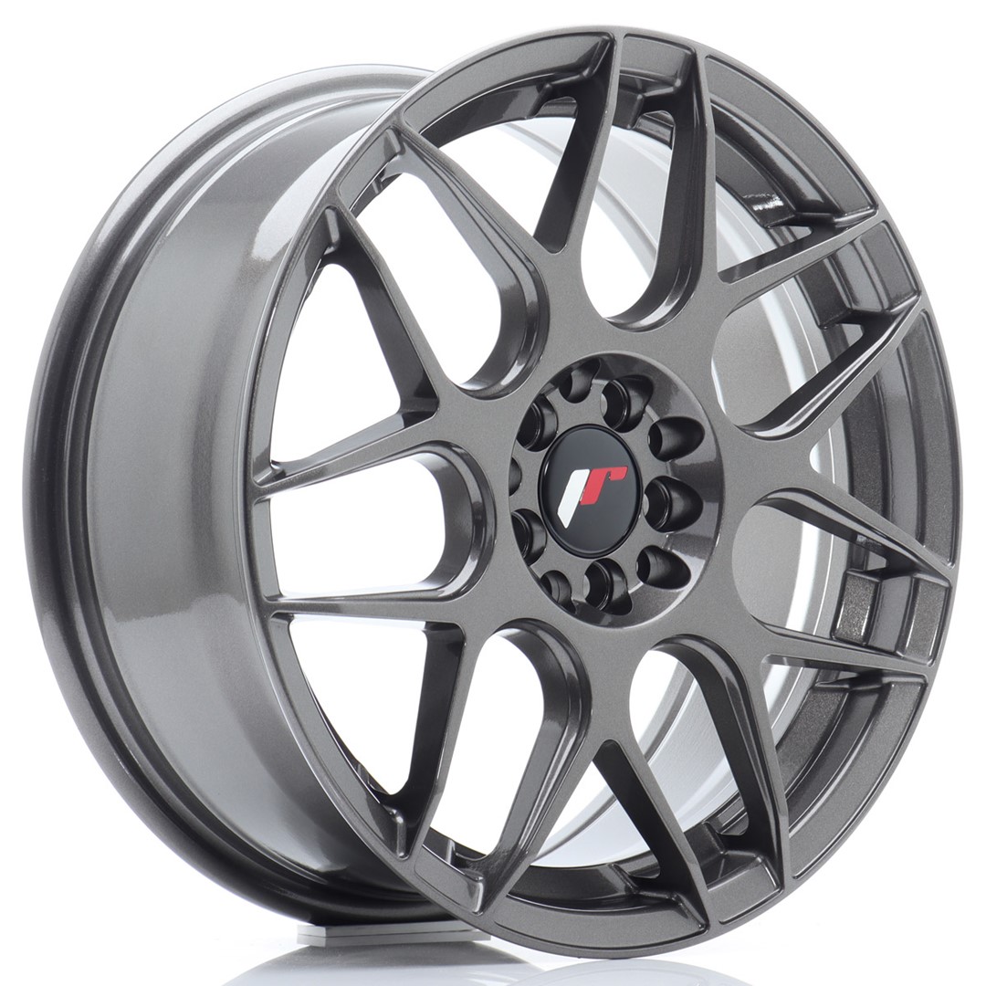 Image of JR-Wheels JR18 Velgen 17 Inch 7J ET40 5x100,5x114.3 Flow Form Hyper Gray