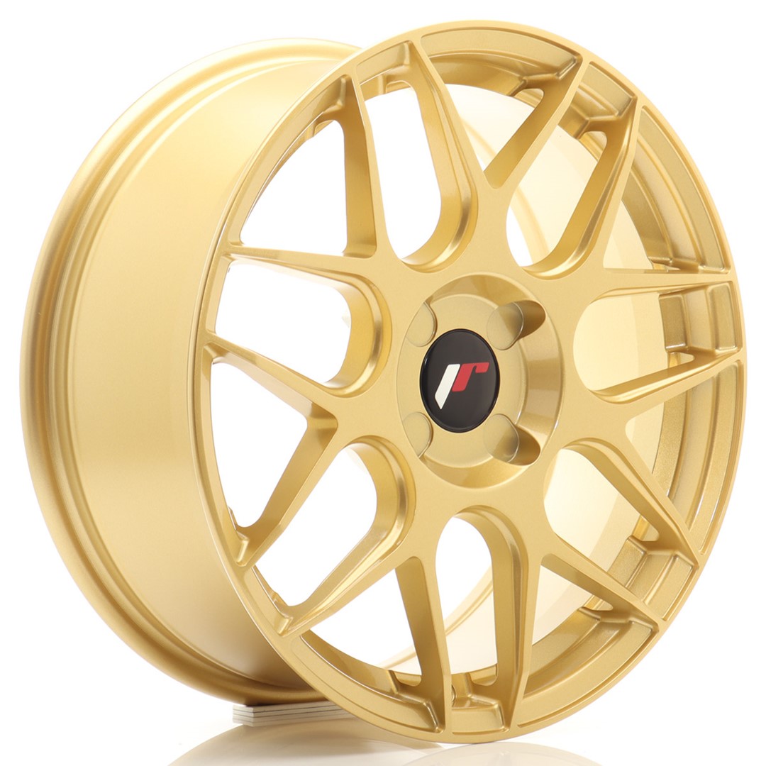 Image of JR-Wheels JR18 Velgen 17 Inch 7J ET20-40 Custom PCD Flow Form Gold