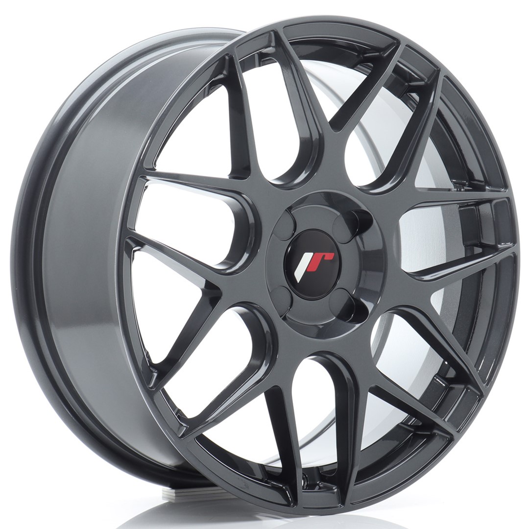 Image of JR-Wheels JR18 Velgen 17 Inch 7J ET20-40 Custom PCD Flow Form Hyper Gray