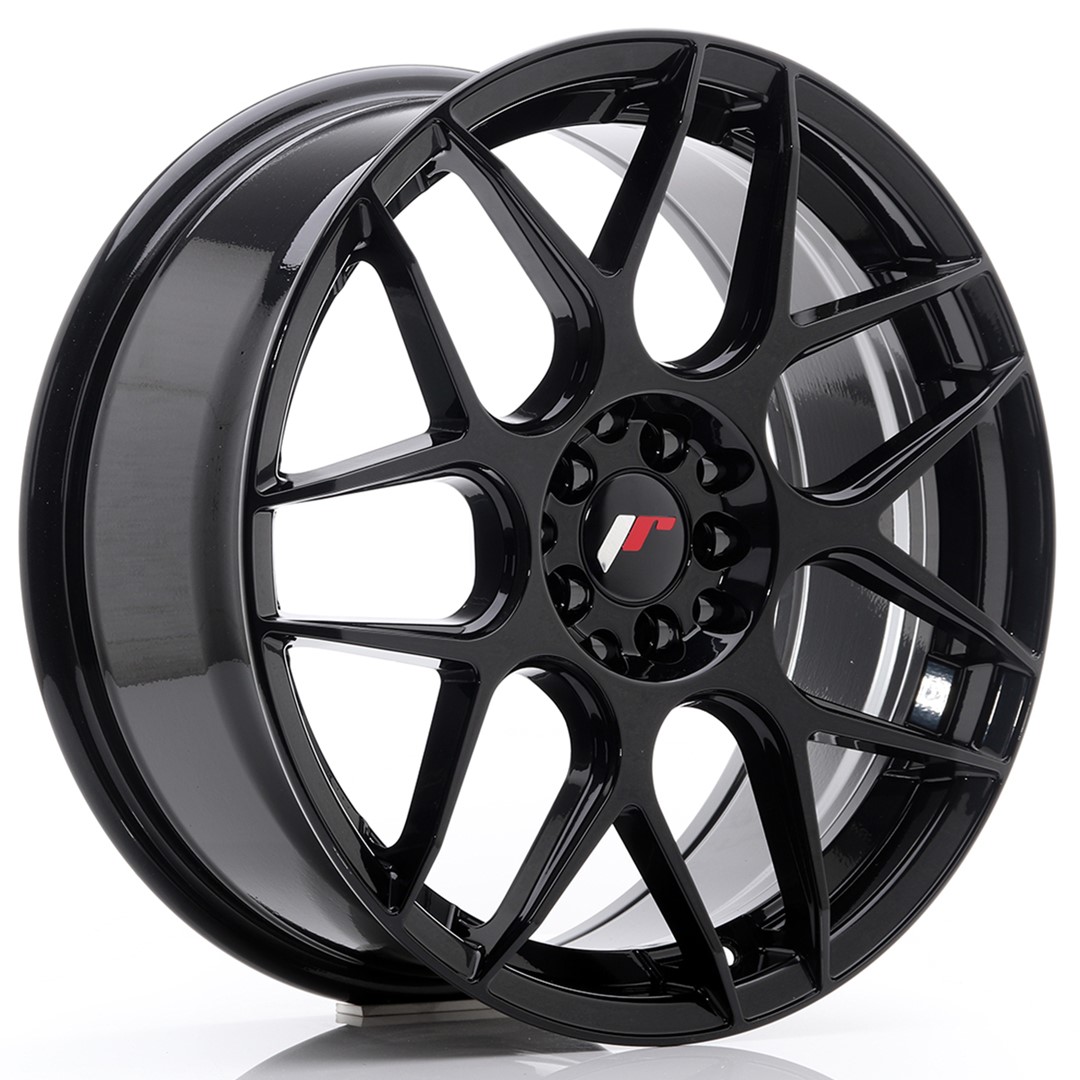 Image of JR-Wheels JR18 Velgen 18 Inch 7.5J ET35 5x100,5x120 Flow Form Gloss Black