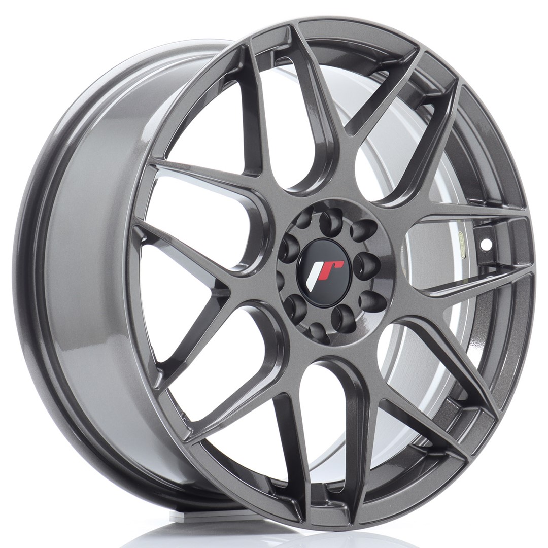 Image of JR-Wheels JR18 Velgen 18 Inch 7.5J ET35 5x100,5x120 Flow Form Hyper Gray