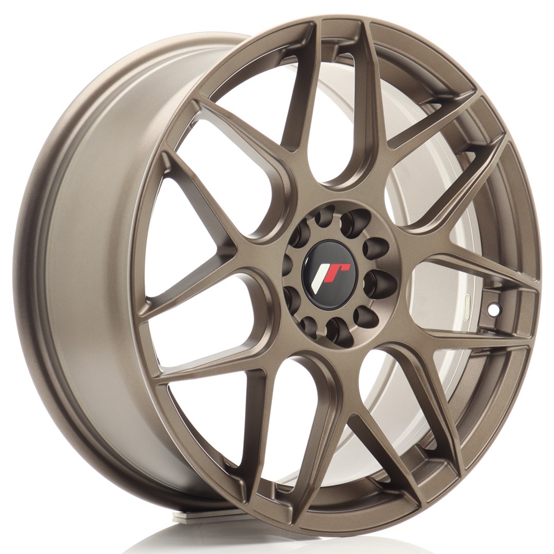 Image of JR-Wheels JR18 Velgen 18 Inch 7.5J ET35 5x100,5x120 Flow Form Flat Bronze