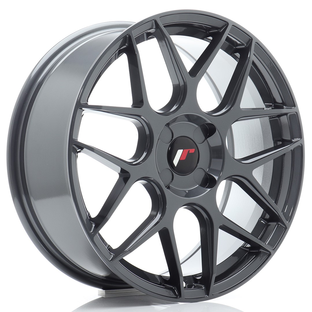 Image of JR-Wheels JR18 Velgen 18 Inch 7.5J ET20-40 Custom PCD Flow Form Hyper Gray