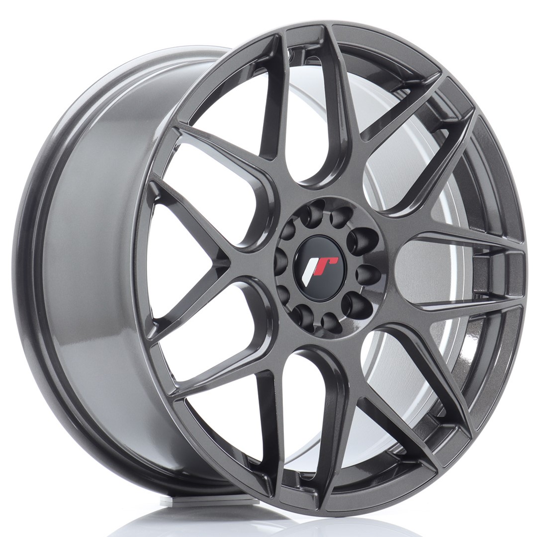 Image of JR-Wheels JR18 Velgen 18 Inch 8.5J ET35 5x100,5x120 Flow Form Hyper Gray