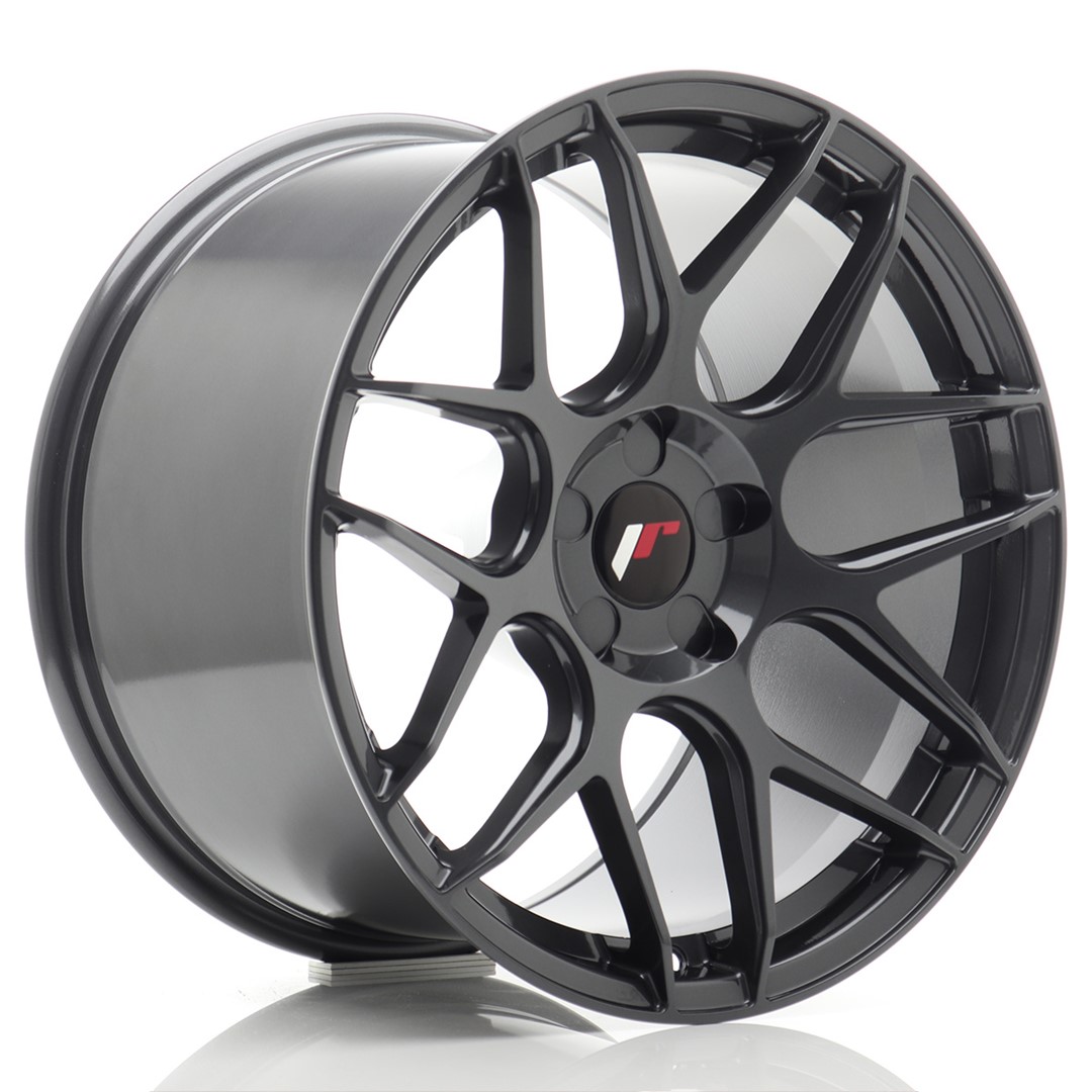 Image of JR-Wheels JR18 Velgen 18 Inch 10.5J ET0-25 Custom PCD Flow Form Hyper Gray
