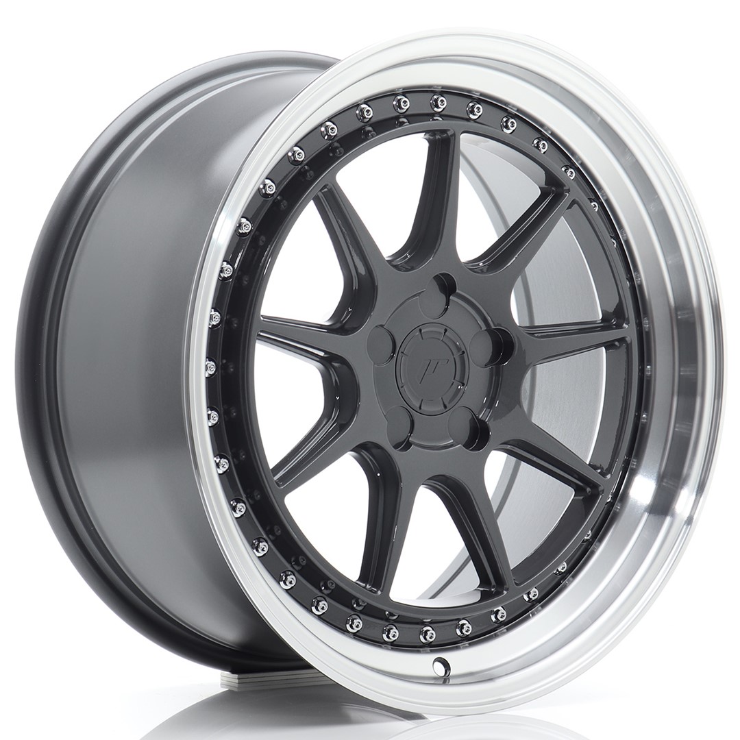 Image of JR-Wheels JR47 Velgen 18 Inch 8.5J ET15-35 Custom PCD Flow Form Hyper Gray